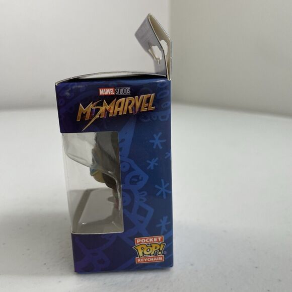 Funko Pocket POP! Ms. Marvel Keychain - Bobble Head - New Marvel Studios - Picture 4 of 5